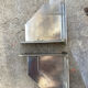 Pair of vintage industrial style metal bookends