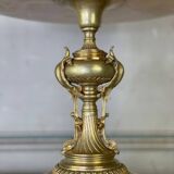 Coupe en onyx et bronze doré vers 1880