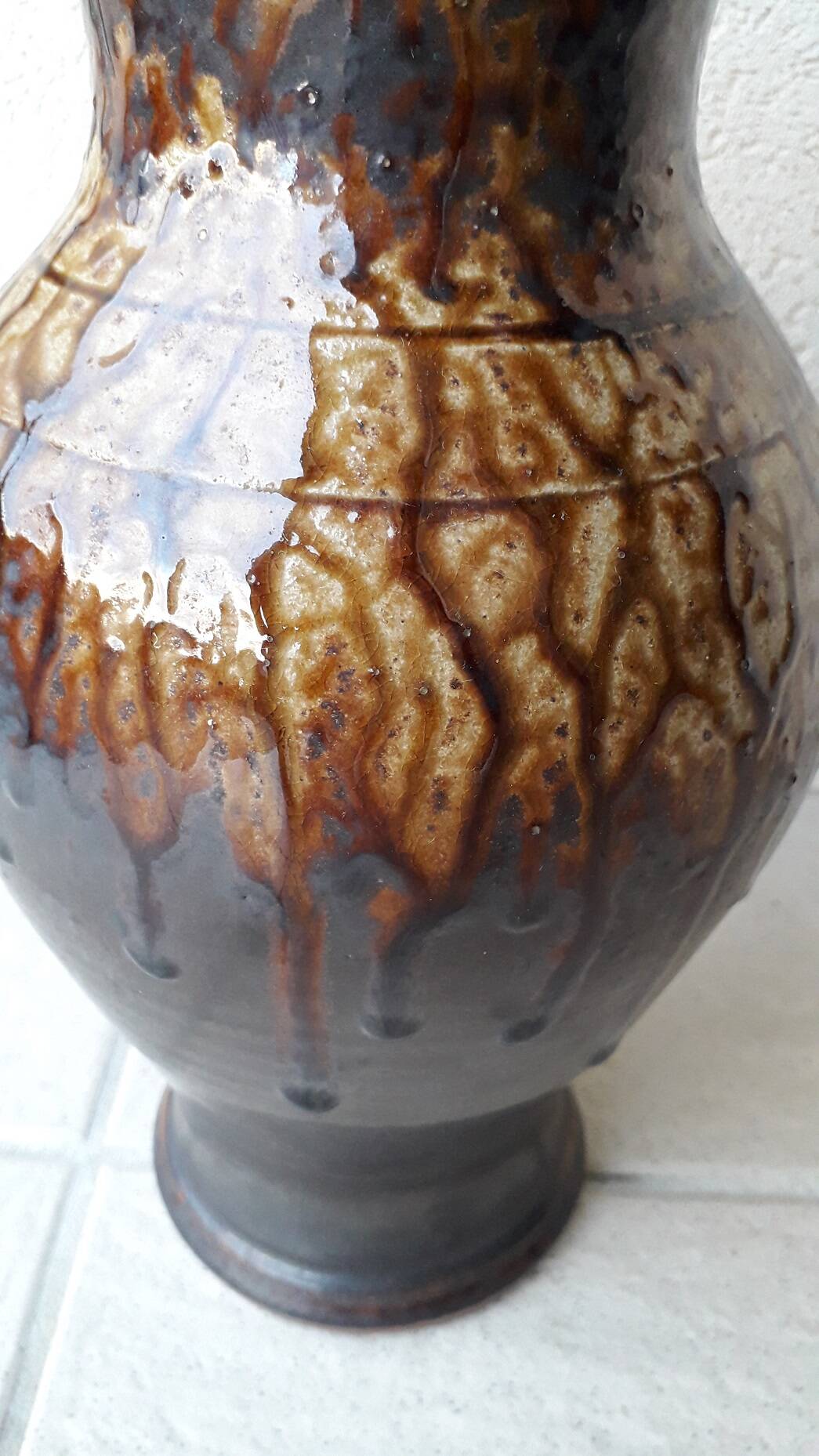 Saint Amand Normandy stoneware pitcher