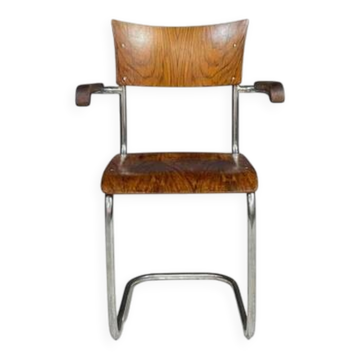 Chaise vintage dans le style de Marcel Breuer, Tchécoslovaquie, années 1970.