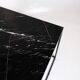Coffee Table With Black Marble Top And Metal Frame