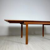 60s vintage Swedish teak extendable dining table by Nils Jonsson for Hugo Troeds