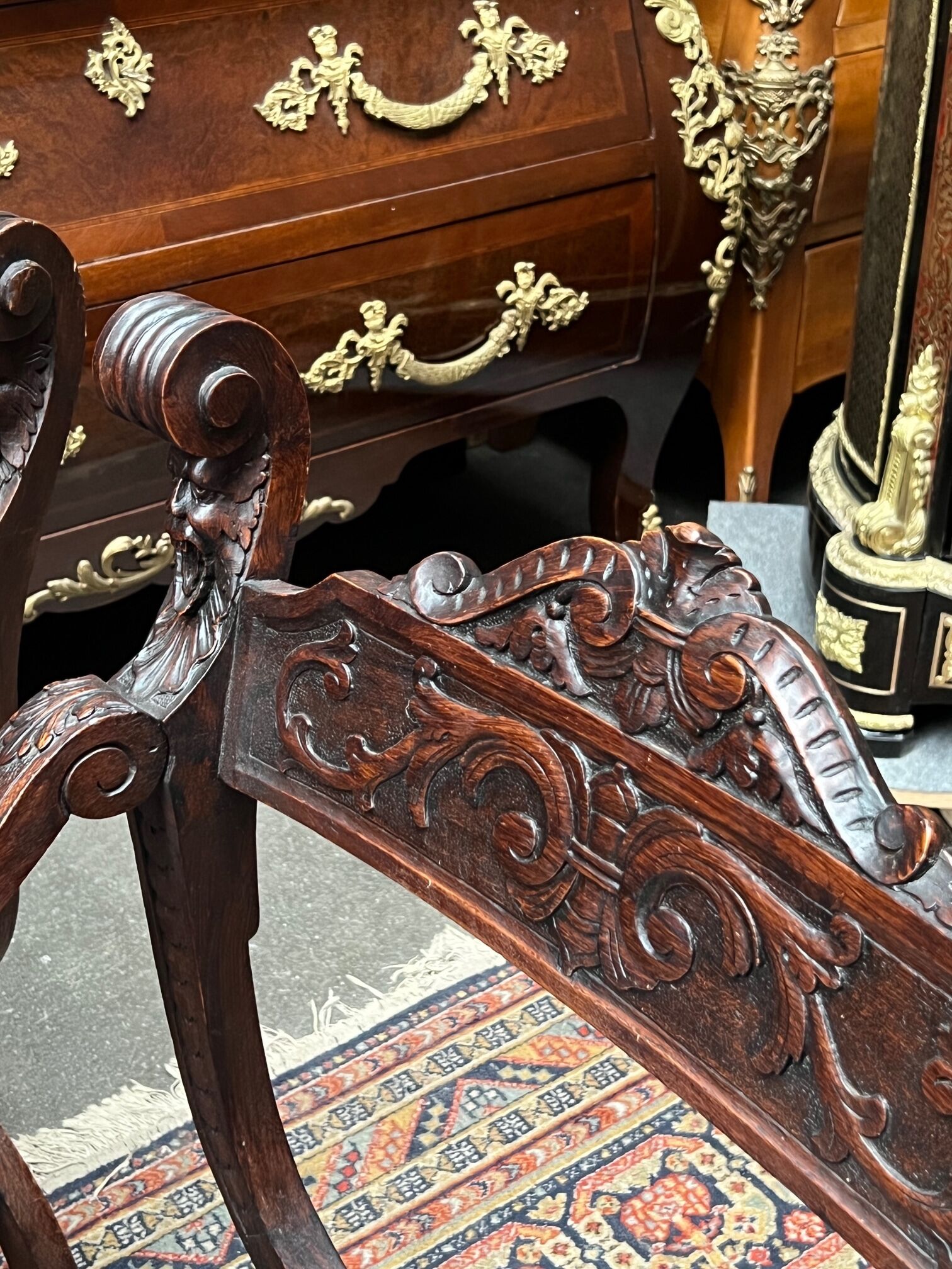 Pair of Dagobert chairs.