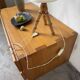 1960s rattan desk or table lamp