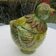 Enamelled terracotta soup dish