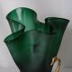 Vintage Italian blown glass handkerchief vase