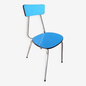 Belle chaise formica bleu
