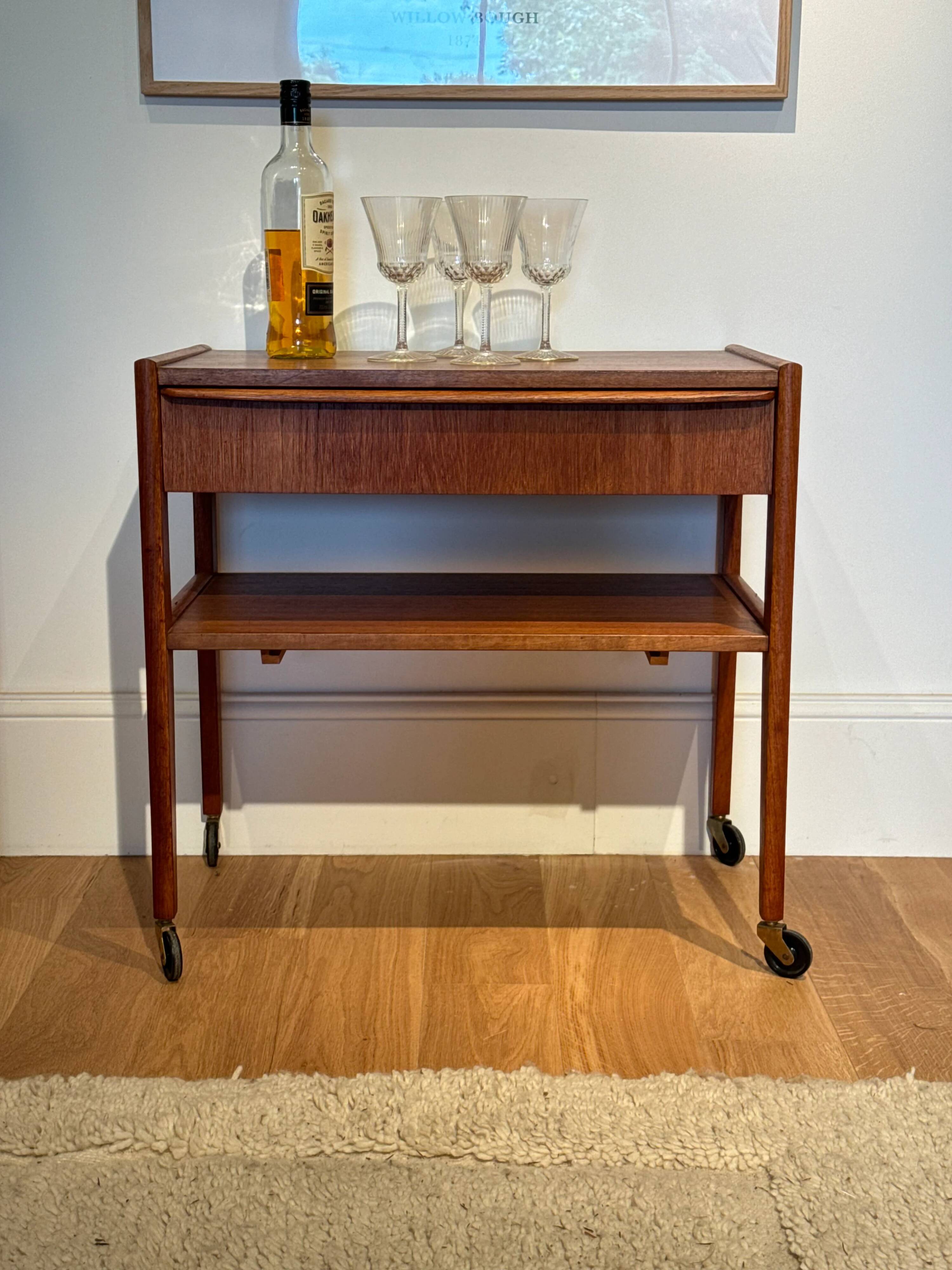 Vintage Scandinavian teak sideboard "Sofie"