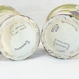 Pair of pitcher / decanter Signed GAITAUD Grés Basque 50s