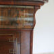 Parisian chest of drawers in mahogany, Charles X style, nineteenth.