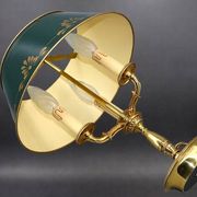 Empire Style Bouillotte Lamp in Gilded Bronze with Three Lights "Lucien Gau"