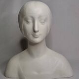 Buste d’après Laurana style renaissance, dit d’Aragon, plâtre patiné, 33 cm