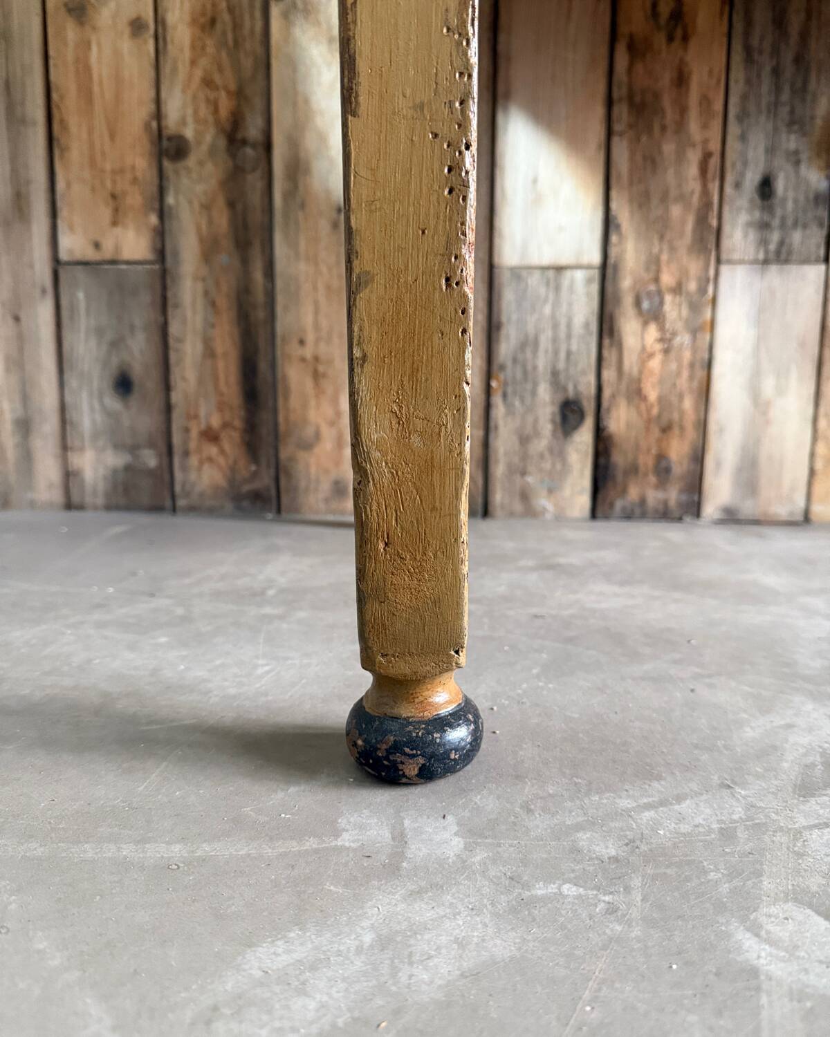 Large patinated desk