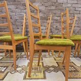 Set of 8 Scandinavian chairs from the 1970s