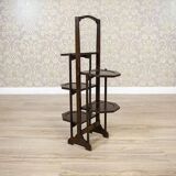 Late 20th Century Oak Flower Stand, 1950s