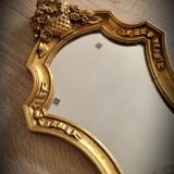 Golden mirror vase flowers 36x23