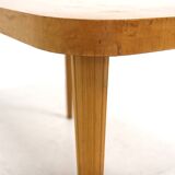 Table basse en bouleau, Swedish Modern, Suède, 1940