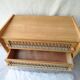 Commode rotin vintage authentique
