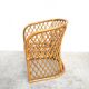 Fauteuil rotin, années 70