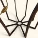 Large "Cage" Lamp Pair in Patinated Bronze - DLG by Jean Royère