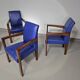 4 x Chaise de conférence Ying Bridge Hugues Chevalier / cuir