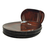 Salins Bahama 6 dessert plates & dish