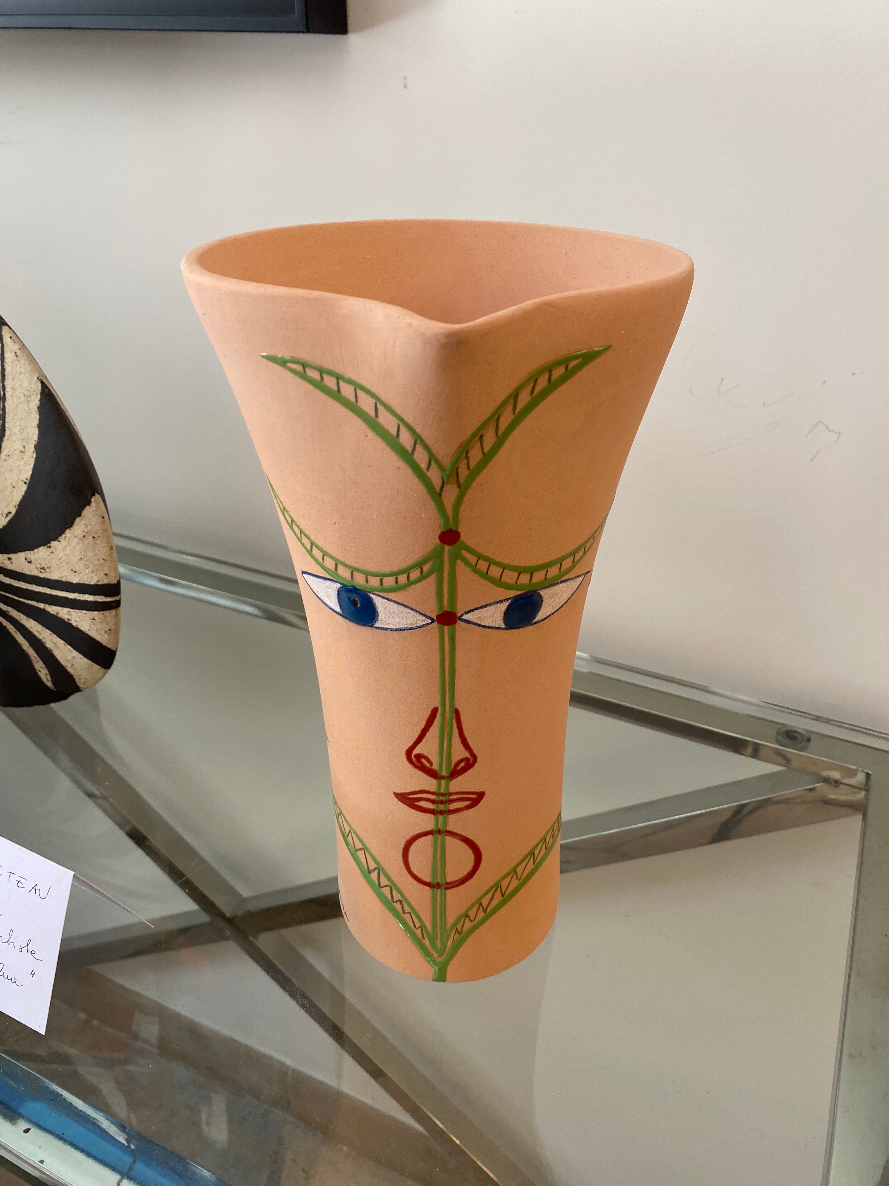 Vase Jean Cocteau The Flower Man