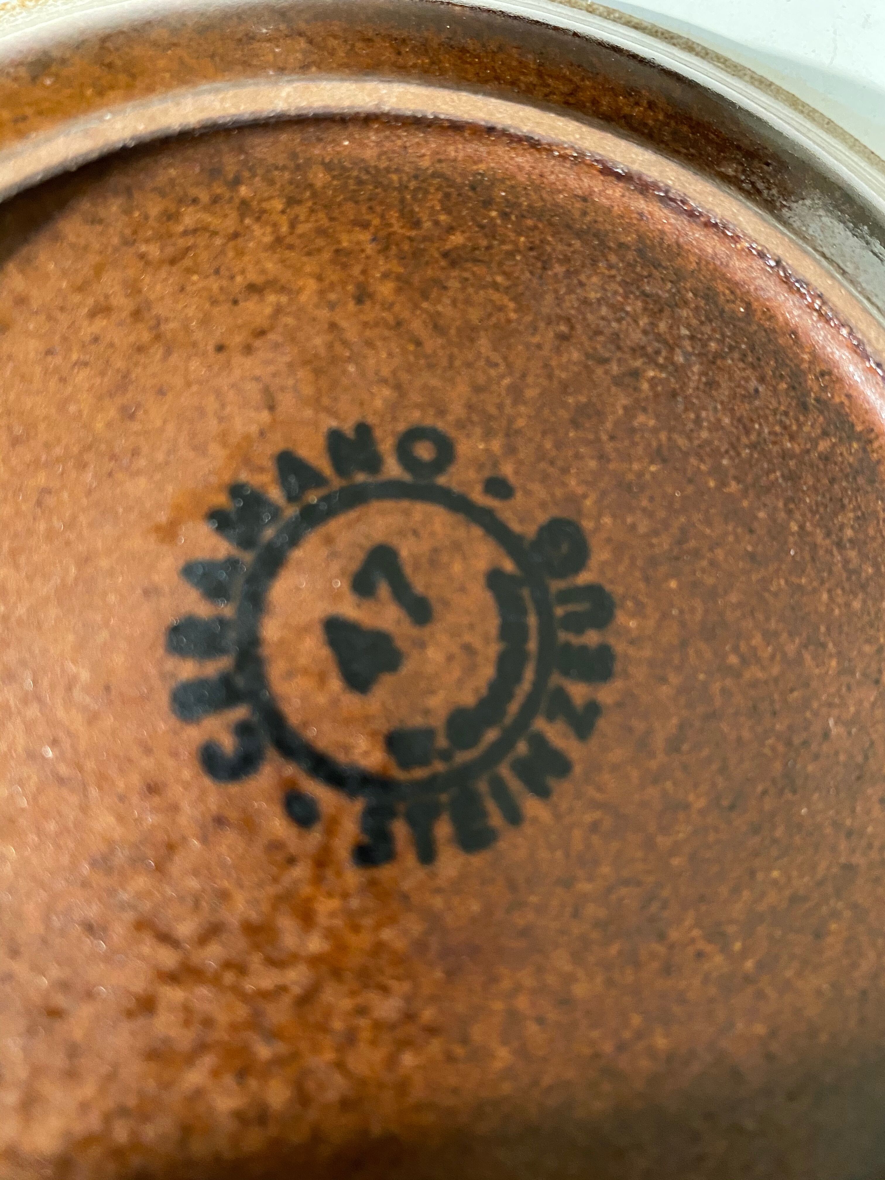 Set of 4 sandstone cups