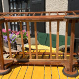 Lit enfant noyer vintage