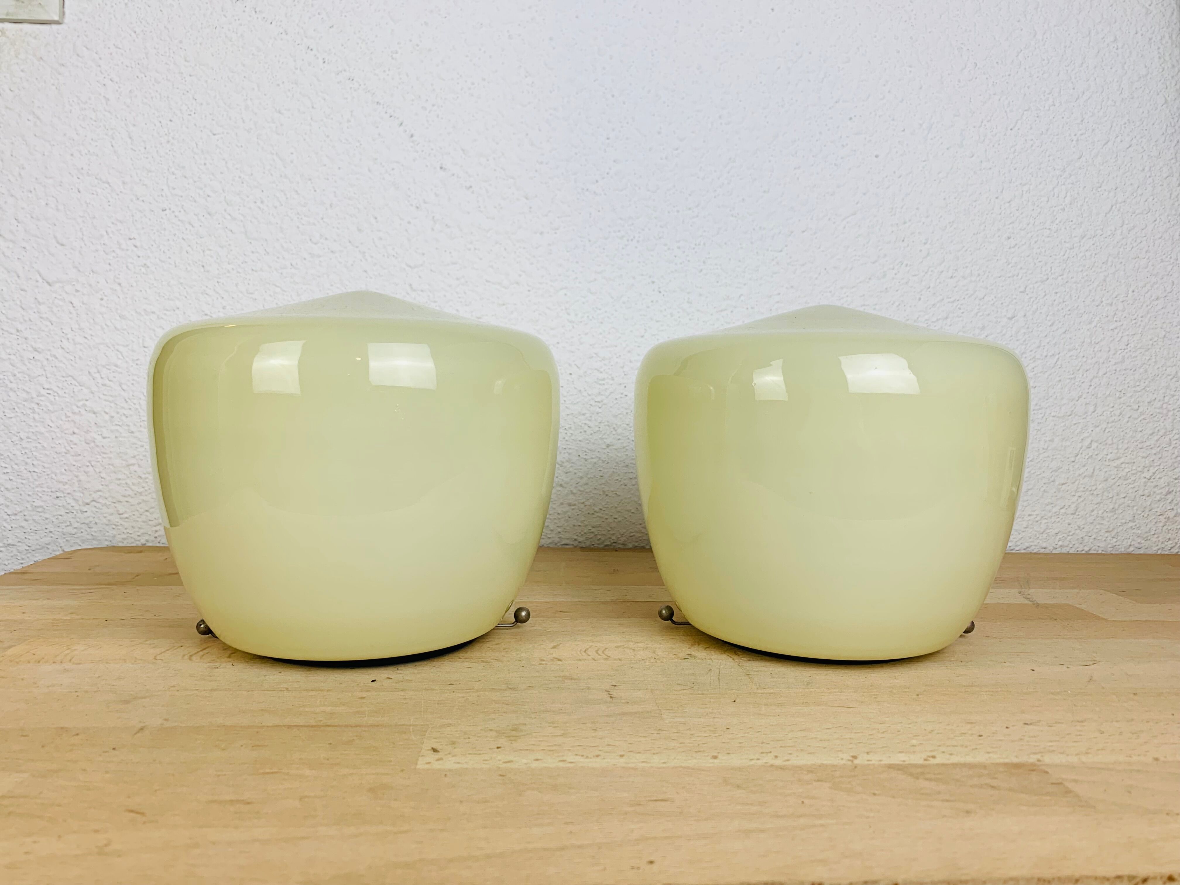 Ceiling lamps 50s opaline Regent or wall lamps