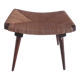 Tabouret vintage paille 1960