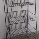 Display metal store shelves
