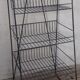 Display metal store shelves