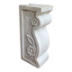 Column pedestal in sculpted Carrara marble