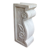 Colonne Sellette en marbre de Carrare sculpté