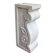 Column pedestal in sculpted Carrara marble