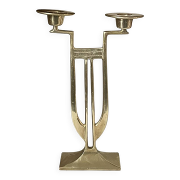 Art Deco chandelier in solid brass
