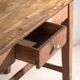 Table de cuisine ancienne en bois de pin – Europe centrale, vers 1900