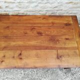 Farm table in solid cherry tree