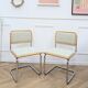 2 cesca B32 Marcel Breuer fabric chairs