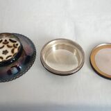 Vintage silver-plated butter dish