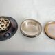 Vintage silver-plated butter dish