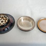 Vintage silver-plated butter dish