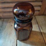 Amber glass apothecary jar dp 112226