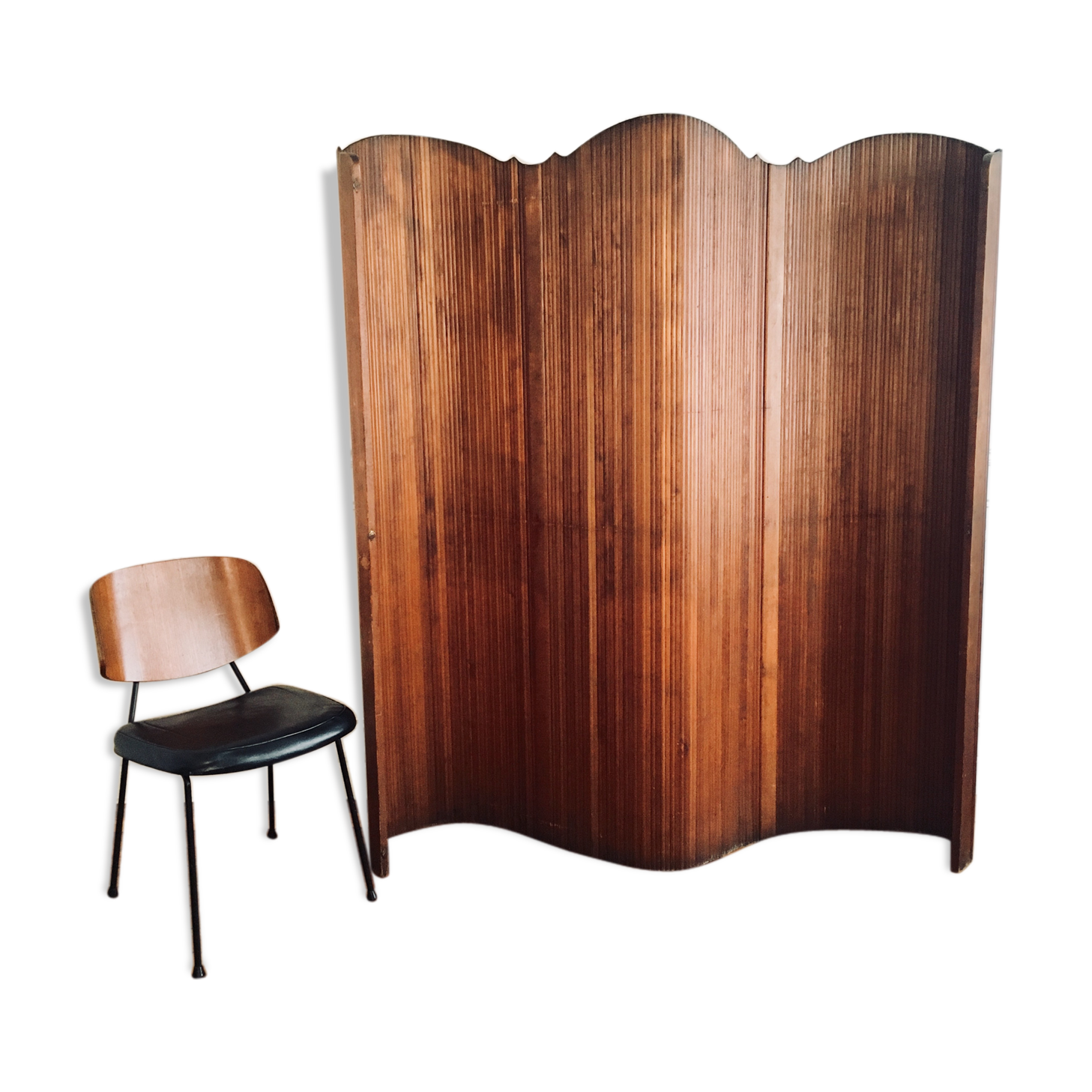 Paravent vintage en bois