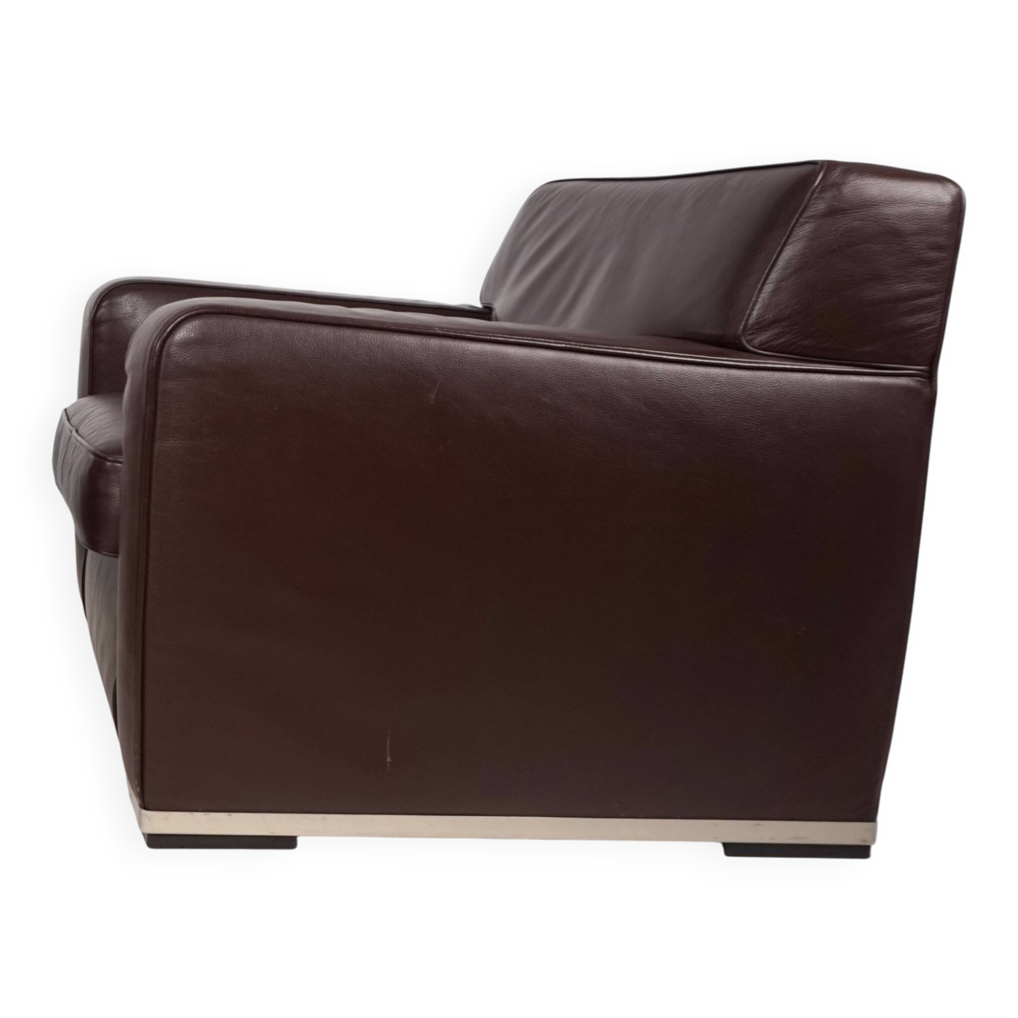 B&B Italia Maxalto Apta Imprimatur leather armchair by Antonio Citterio