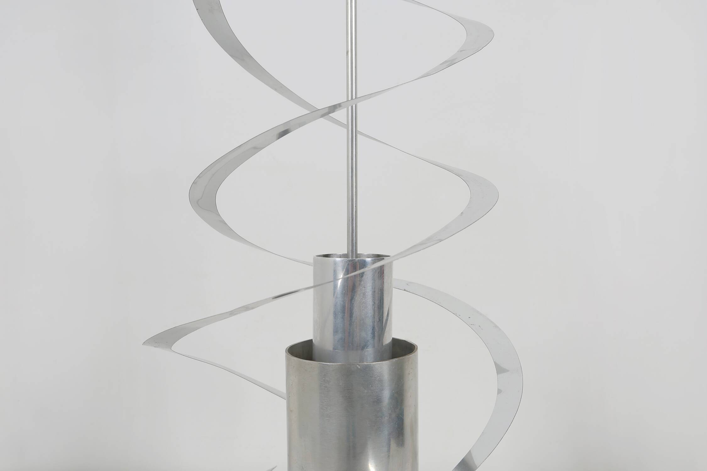 Kinetic Spiral Light Sculpture from Werner Epstein, 1972