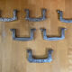 Art Deco Furniture Handles JCR Jean Charles Raymond Chrome Metal Fran