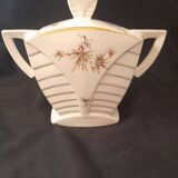 Art deco style coffee service 1 coffee maker, 1 milk jug, and 1 sugar bowl