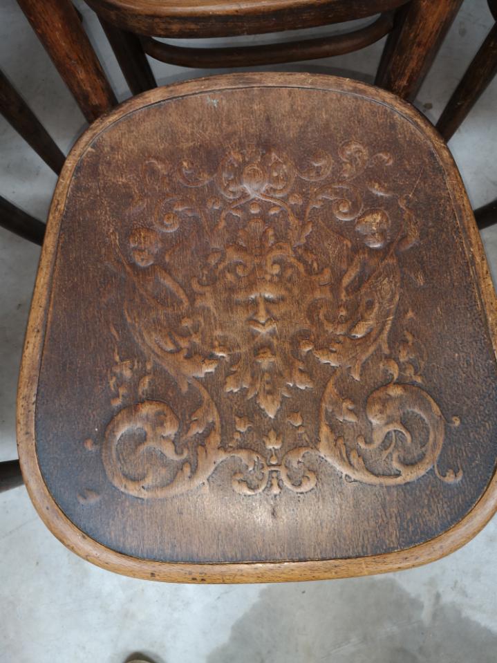 11 Fischel Niemes chairs in Bohemia Austria early 20th century